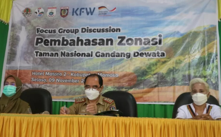 Permantap Penataan Kawasan Taman Nasional Gandang Dewata, BBKSDA Sulsel Selanggarakan FGD Zonasi