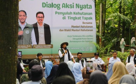 Kunjungan Kerja Menteri Kehutanan ke Sulawesi Selatan: Membangun Dialog Pengelolaan Hutan Secara Berkelanjutan