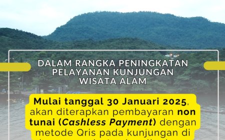 Pengumuman pembayaran non tunai (Cashless Payment)