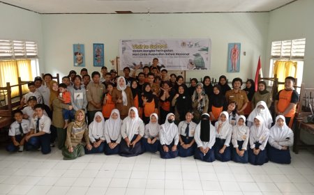 “Harmoni Suara dan Aroma Alam Indonesia untuk Masa Depan Berkelanjutan":  Visit to School di SMP Negeri 34 Makassar