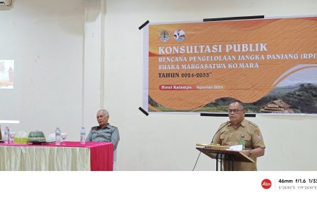 KONSULTASI PUBLIK RPJP  SUAKA MARGASATWA KO’MARA DAN TAMAN BURU KO'MARA PERIODE 2024-2033