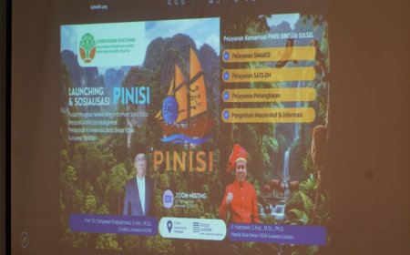 BBKSDA Sulawesi Selatan Launching dan Sosialisasi "PINISI", Inovasi Layanan Konservasi Berbasis AI